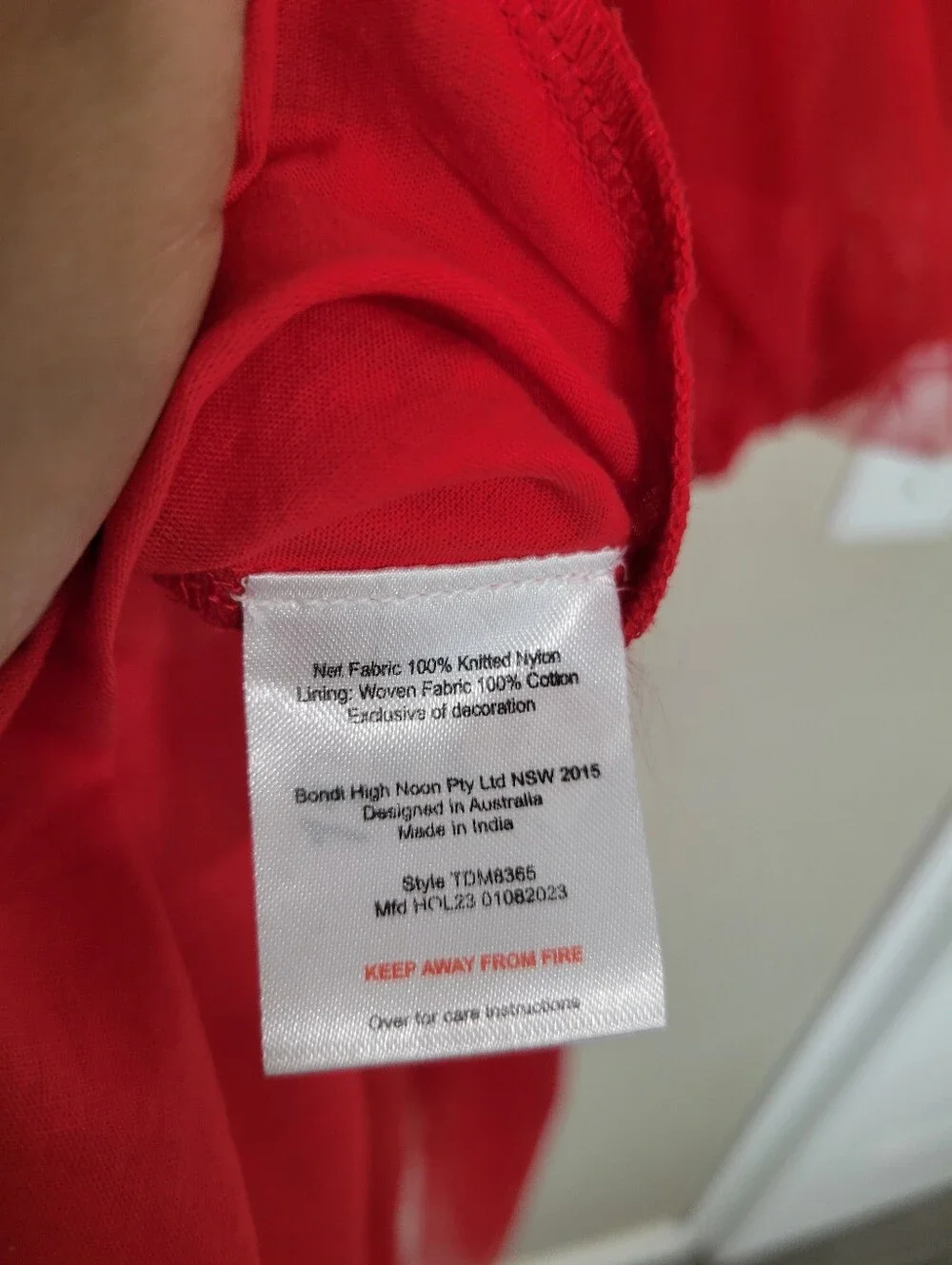 Tutu Du Monde Vibrant Red Whimsical Party Dress with Beaded Detail Size 10/11